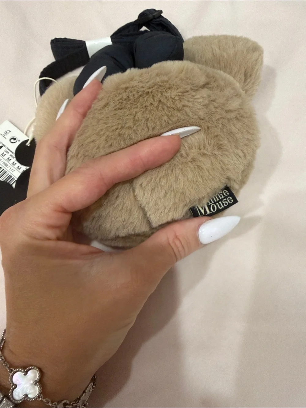 Disney x Zara Minnie Mouse plush purse